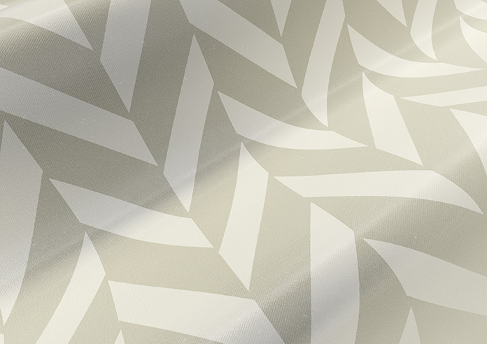 Chevron Stripe, Taupe - Roman Blind - Image 4